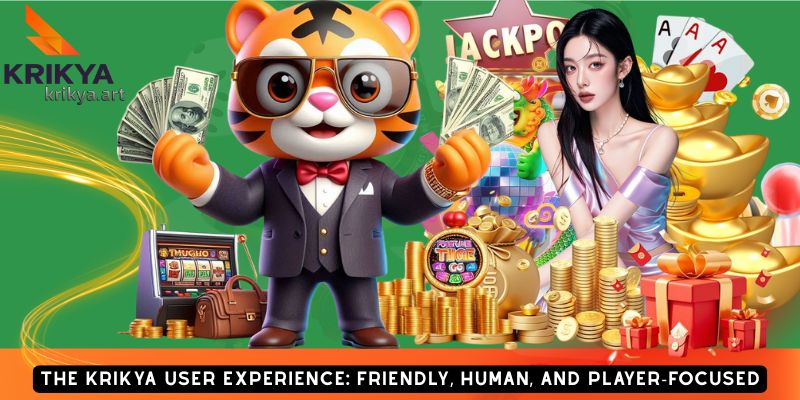 The Krikya User Experience: Friendly, Human, and Player-Focused